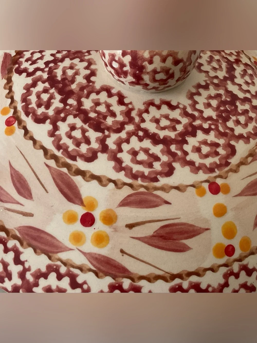 VTG Temp-Tations by Tara Old World Cranberry Red Casserole Dish with Lid - 1 Qt